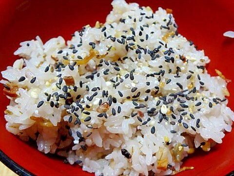 雑穀米入り炊き込みご飯